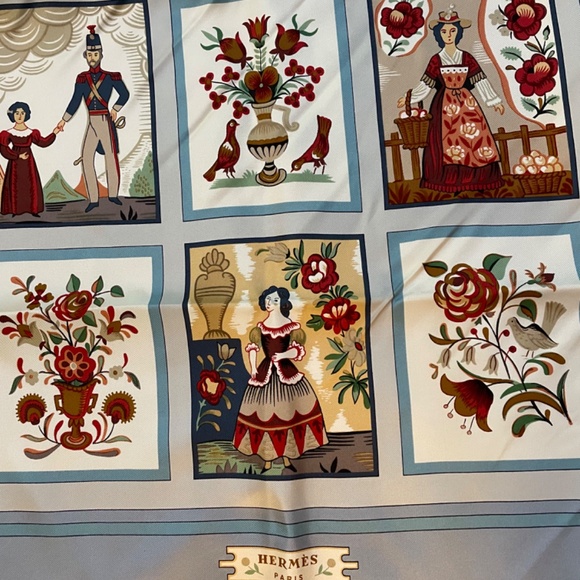 Authentic Hermes Scarf - Picture 4 of 12